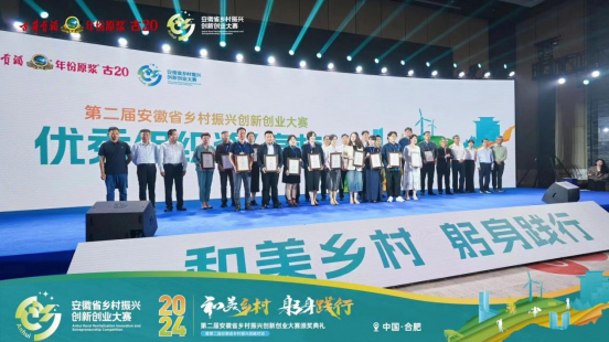 bat365在线体育登录在第二届安徽省乡村振兴创新创业大赛中获奖