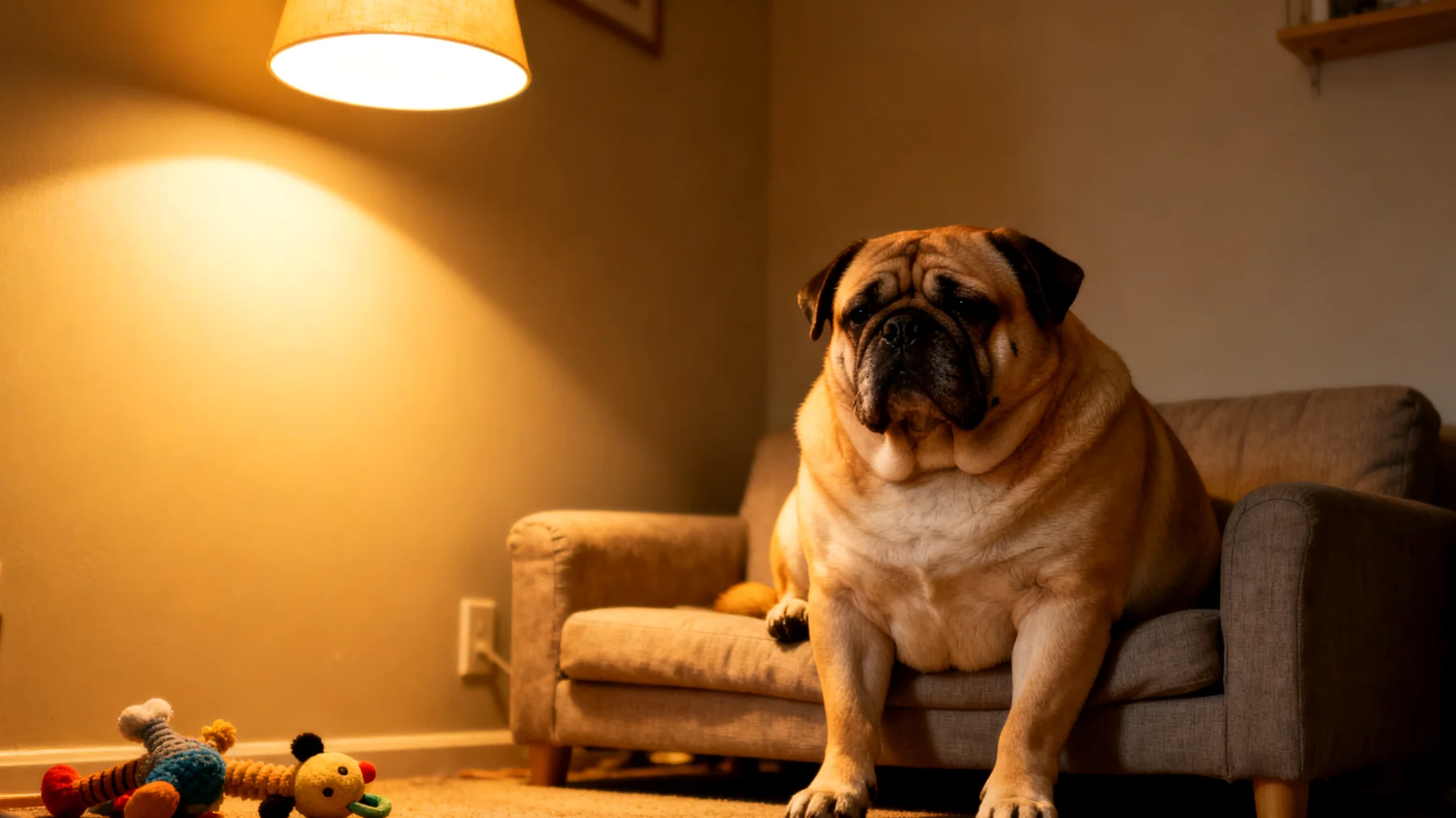 Hunde, die ausschließlich in der Wohnung gehalten werden, leiden häufig unter Bewegungsmangel, was zu Übergewicht, Gelenkproblemen und Verhaltensstörungen wie übermäßigem Bellen oder destruktivem Verhalten führen kann"